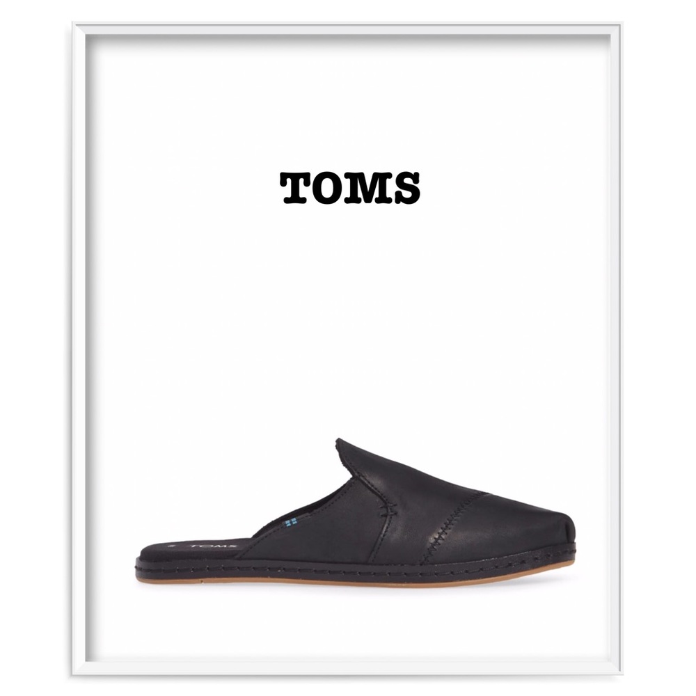 TOMS Nova Leather Wrap Slide Sz 8 1/2